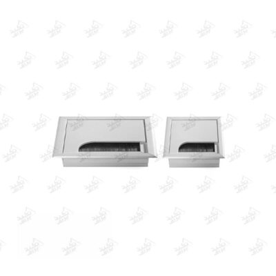 جا کابلی گردگیر دار ملونی مدل 6012 کروم مات پشت زمینه سفید