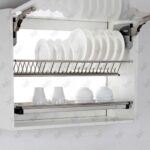 نمونه نصب شده آبچکان کابینتی دو طبقه استنلس استیل ملونی