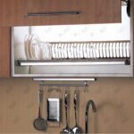 نمونه نصب شده آبچکان کابینتی یک طبقه استنلس استیل ملونی