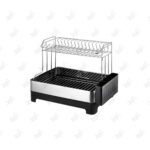 آبچکان روی سینک مشکی دو طبقه ملونی مدل 9164 پشت زمینه سفید