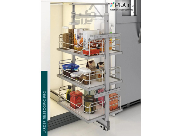 نمونه نصب شده سوپری ایستاده کابینت کف چوب پلاتین