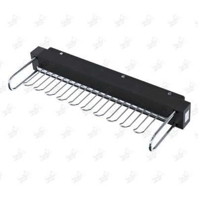 آویز کراوات ریلی پلاتین مدل 9281 پشت زمینه سفید