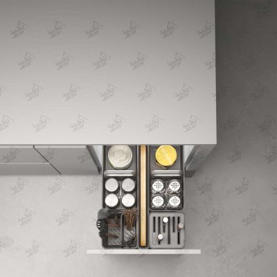 اکسسوری سوپری کابینت ریلی یونی هوپر مدل 2441 از نمای بالا