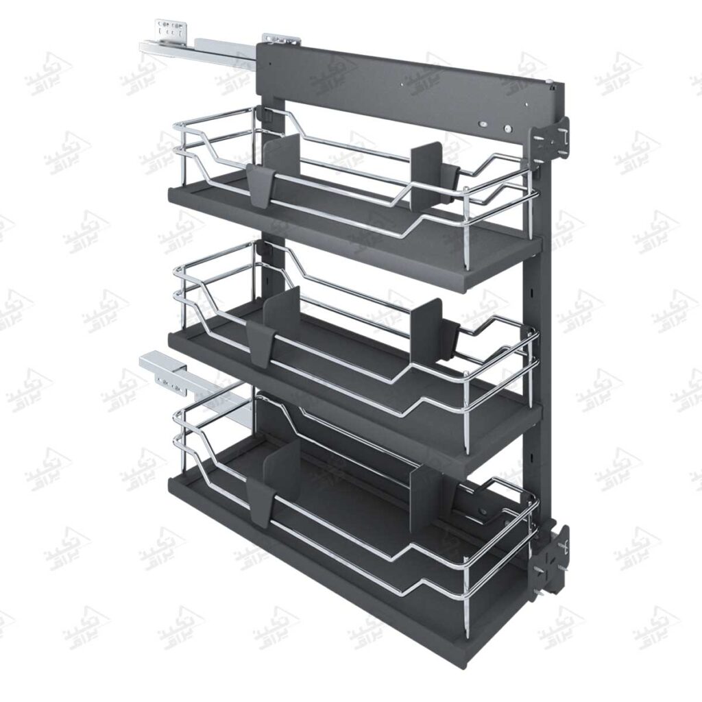سبد سوپری ریلی کابینت پلاتین مدل 82111 و 82121 پشت زمینه سفید
