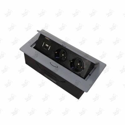 پریز توکار شارژر دار تیسا دودی