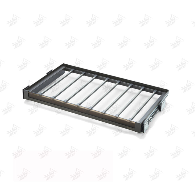 جا شلواری ریلی داخل کمد یونی هوپر 4143 شیشه پشت زمینه سفید