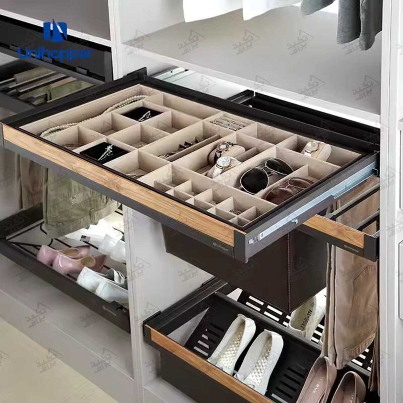 جای جواهرات ریلی یونی هوپر مدل 4140 چوب نمای 45 درجه