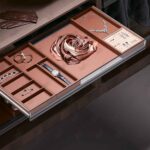 جای زیورآلات و اکسسوری چرمی ریلی یونی هوپر مدل 4158 از نمای بالا