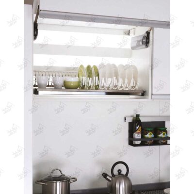 نمونه نصب شده آبچکان داخل کابینت یک طبقه فانتونی