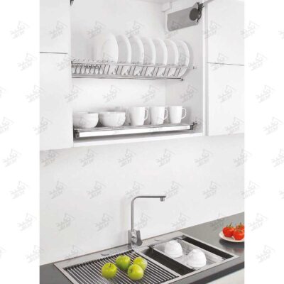 نمونه نصب شده آبچکان داخل کابینت دو طبقه فانتونی