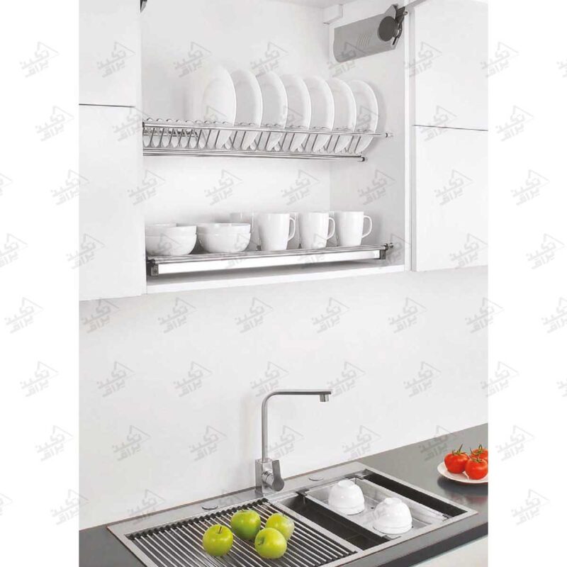 نمونه نصب شده آبچکان داخل کابینت دو طبقه فانتونی