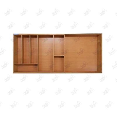 تقسیم کننده چوبی داخل کشو یونی هوپر مدل 3201 راش پشت زمینه سفید