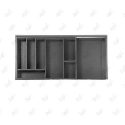 تقسیم کننده چوبی داخل کشو یونی هوپر مدل 3201 موکا پشت زمینه سفید