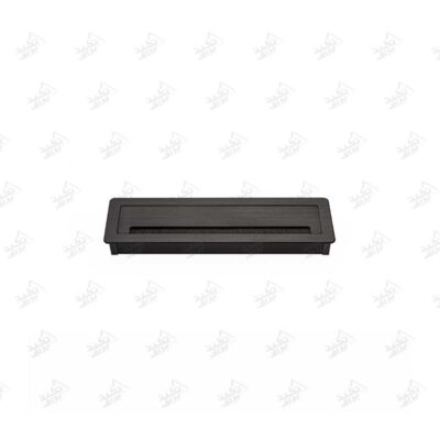 جا کابلی میز کار یک طرفه ملونی مدل 6020 مشکی پشت زمینه سفید