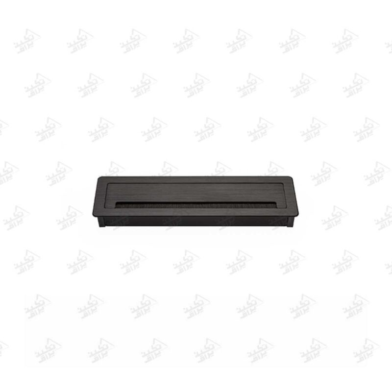 جا کابلی میز کار یک طرفه ملونی مدل 6020 مشکی پشت زمینه سفید