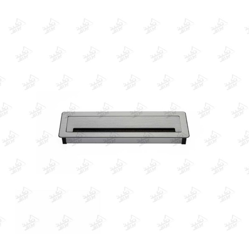 جا کابلی میز کار یک طرفه ملونی مدل 6020 کروم پشت زمینه سفید