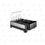آبچکان رو سینکی استیل یک طبقه ملونی مدل 9162 پشت زمینه سفید
